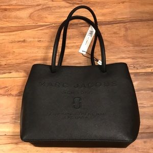 Marc Jacobs Mini Leather Logo Shopper Tote